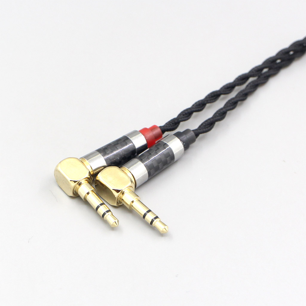 Pure 99% Silver Inside Headphone Nylon Cable For Verum 1 One Headphone Headset L Shape 3.5mm Pin Earphone headset