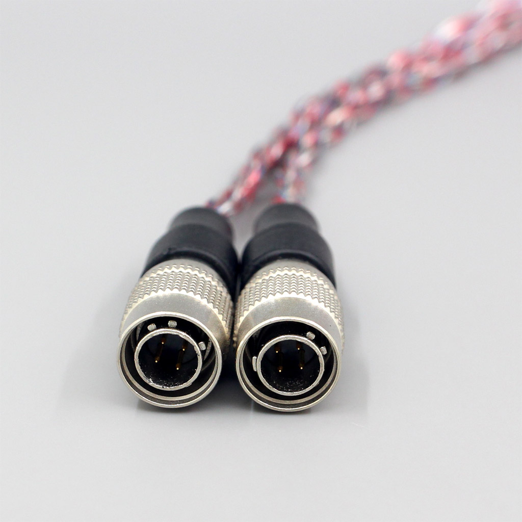 16 Core Silver OCC OFC Mixed Braided Cable For Mr Speakers Alpha Dog Ether C Flow Mad Dog AEON headphone Earphone headset
