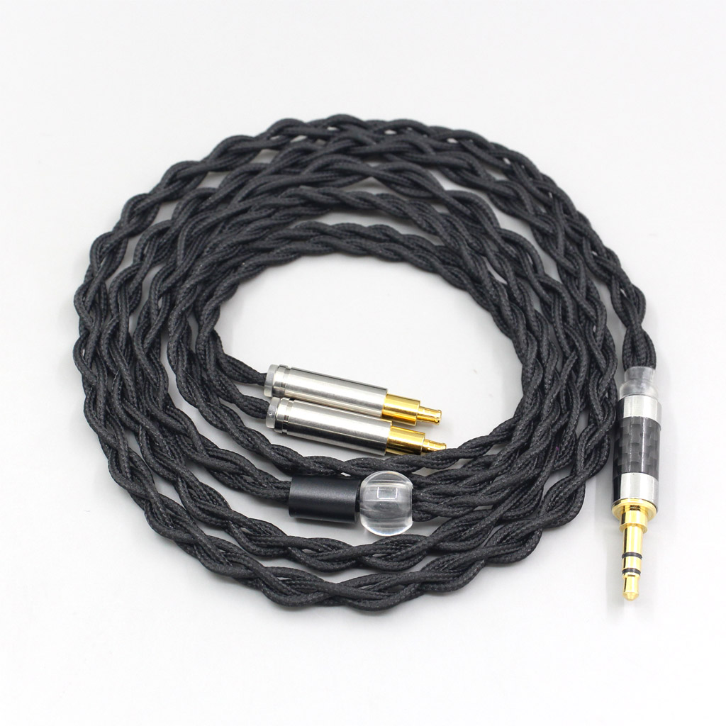 Pure 99% Silver Inside Headphone Nylon Cable For Audio Technica ATH-ADX5000 ATH-MSR7b 770H 990H ESW950 SR9 ES750 ESW990 A2DC