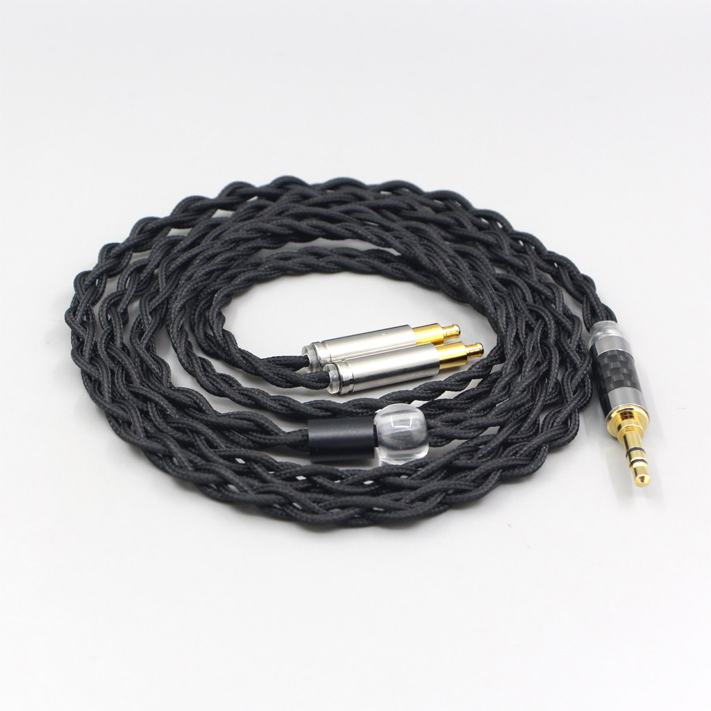 Pure 99% Silver Inside Headphone Nylon Cable For Audio Technica ATH-ADX5000 ATH-MSR7b 770H 990H ESW950 SR9 ES750 ESW990 A2DC