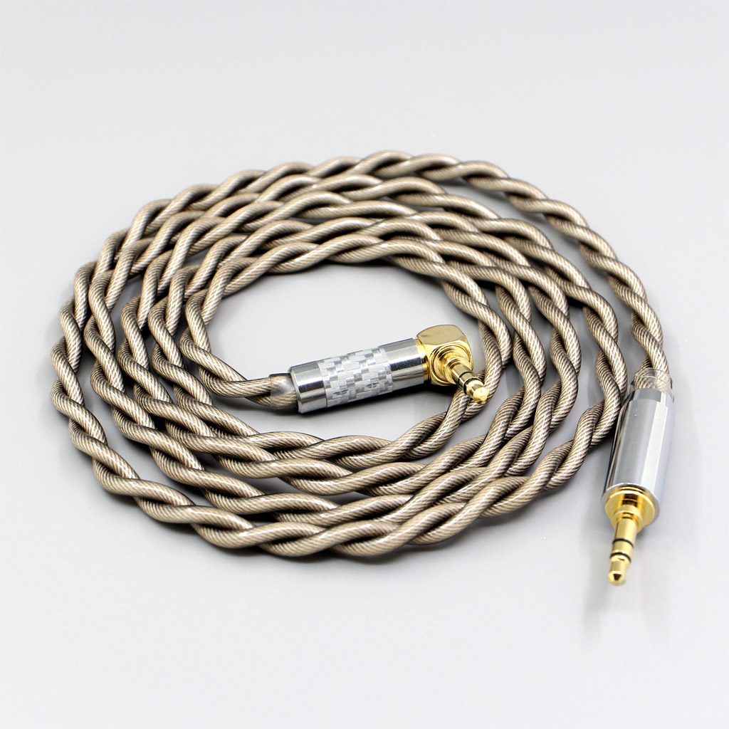 Type6 756 core 7n Litz OCC Silver Plated Earphone Cable For Fostex T50RP Mk3 T40RP Mk2 T20RP Mk2 Dekoni Audio Blue