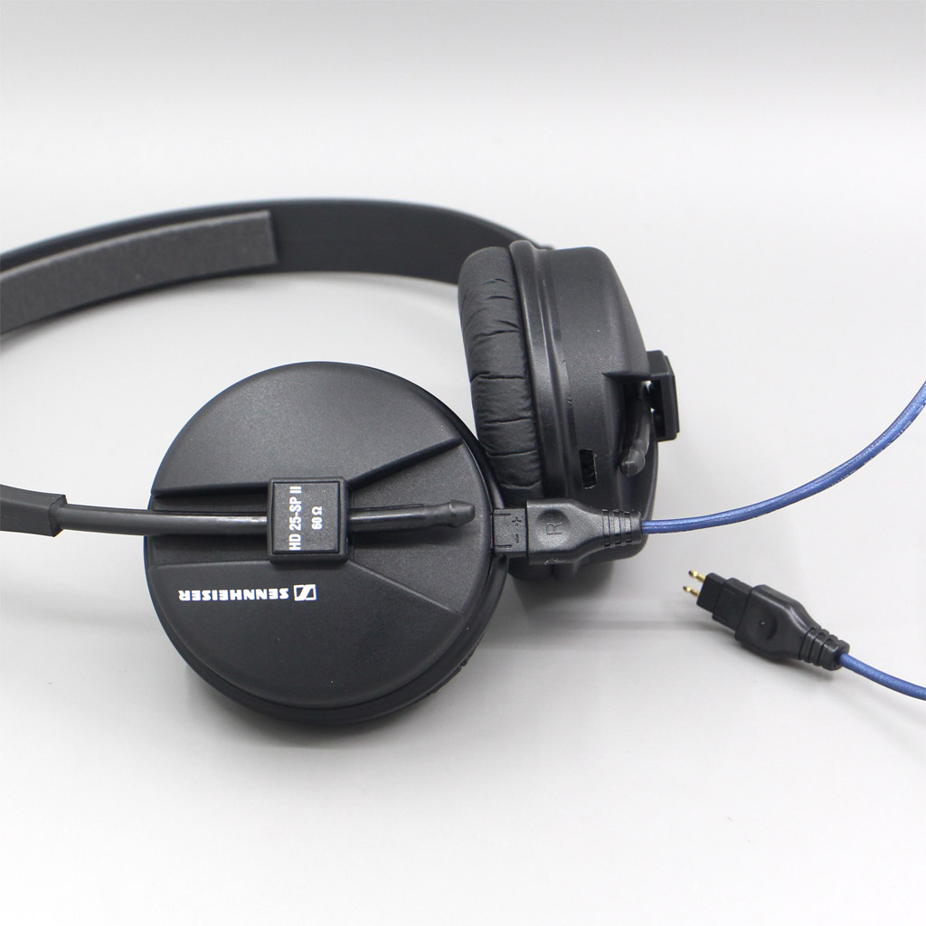 120cm headphone PURE Silver Cable + PEP Insulated For Sennheiser HD580 HD600 HD650 HDxxx HD660S HD58x HD6xx Headphone