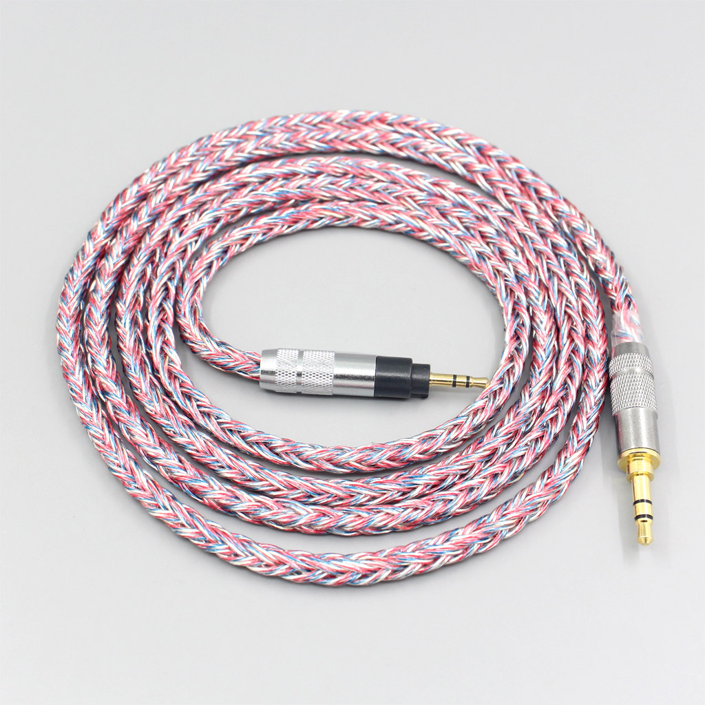 16 Core Silver OCC OFC Mixed Braided Cable For Sennheiser Urbanite XL On/Over Ear Earphone Headset Headphone