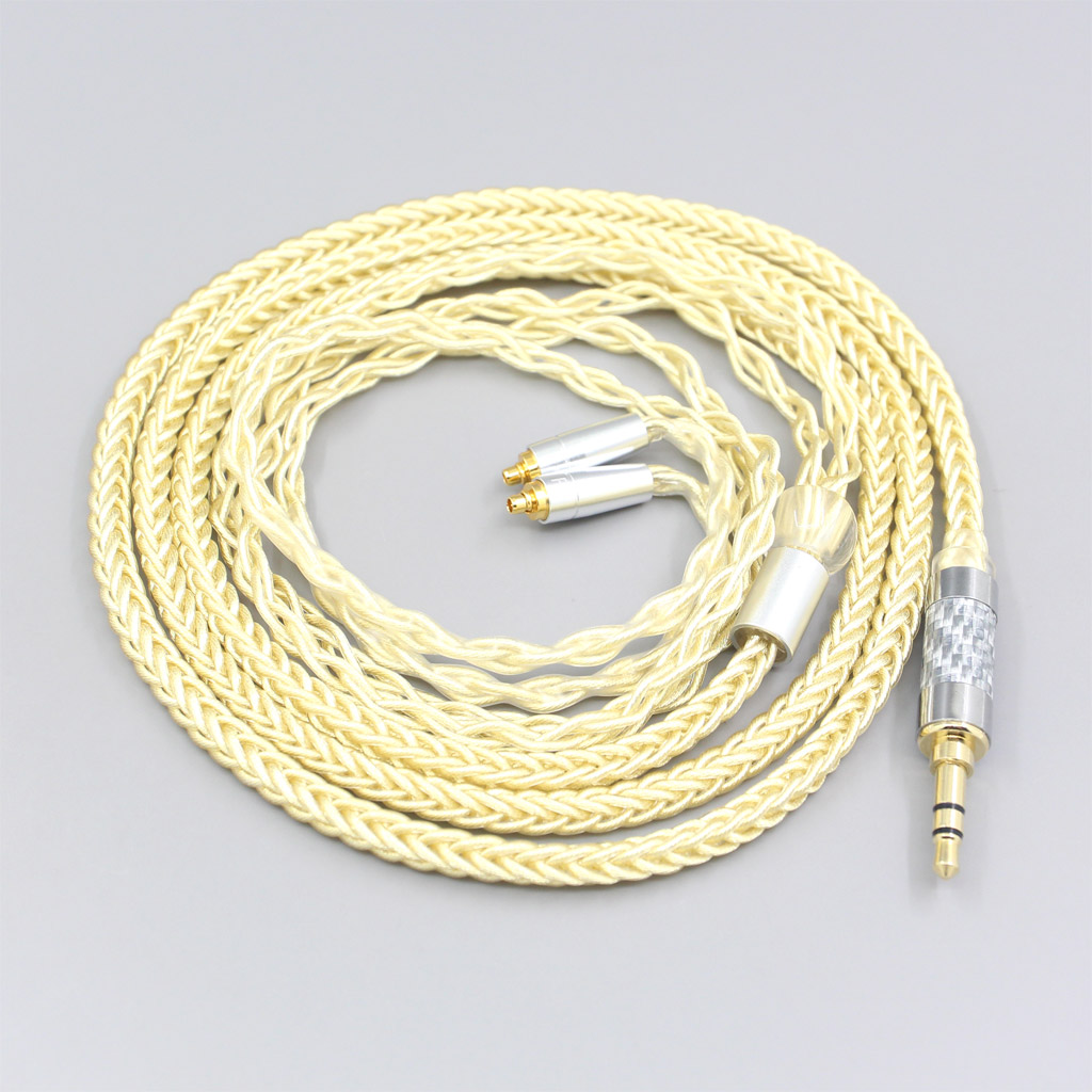8 Core Gold Plated + Palladium Silver OCC Alloy Cable For AKG N5005 N30 N40 MMCX Sennheiser IE300 Earphone