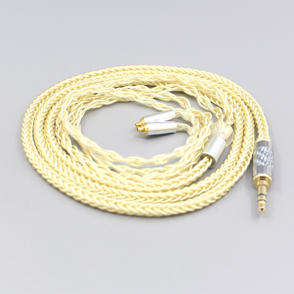 8 Core Gold Plated + Palladium Silver OCC Alloy Cable For AKG N5005 N30 N40 MMCX Sennheiser IE300 Earphone