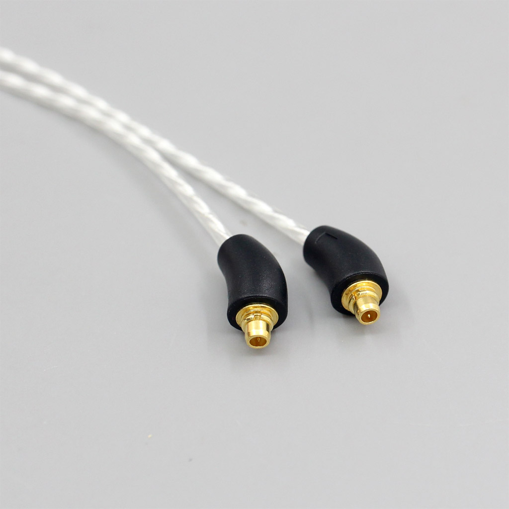 MMCX Silver Plated Earphone Cable For xelento Remote t8ie Headset