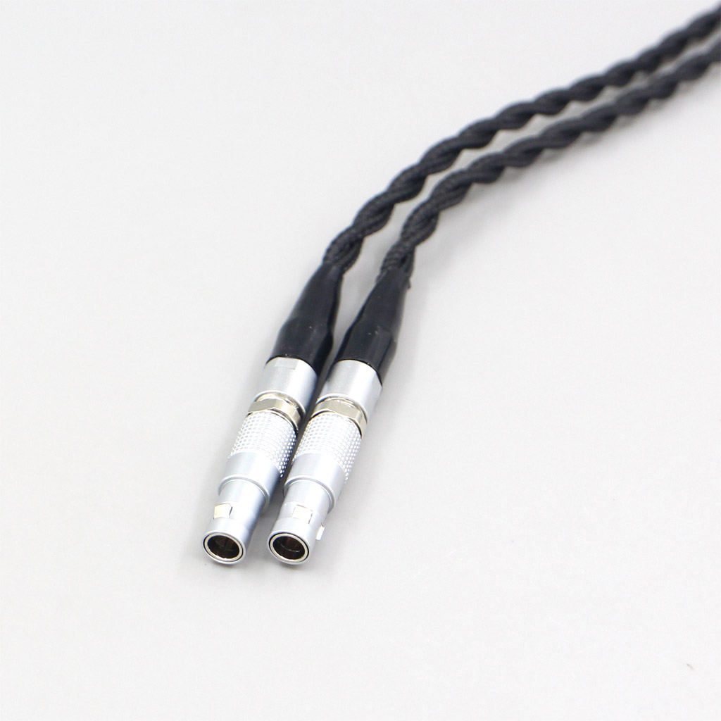 Pure 99% Silver Inside Headphone Nylon Cable For Ultrasone Veritas Jubilee 25E 15 Edition ED 8EX ED15 Earphone headset