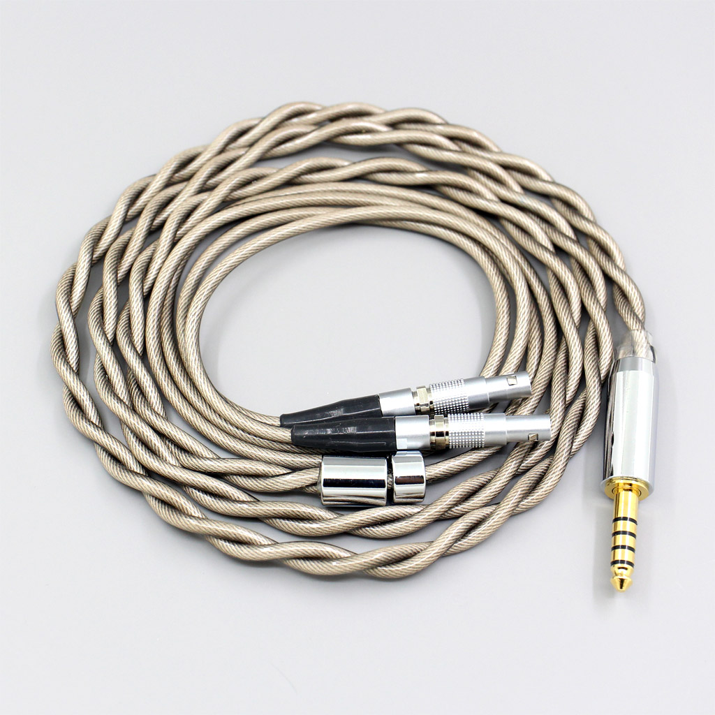 Type6 756 core 7n Litz OCC Silver Plated Earphone Cable For Ultrasone Veritas Jubilee 25E 15 Edition ED 8EX ED15 2 core 2.8mm
