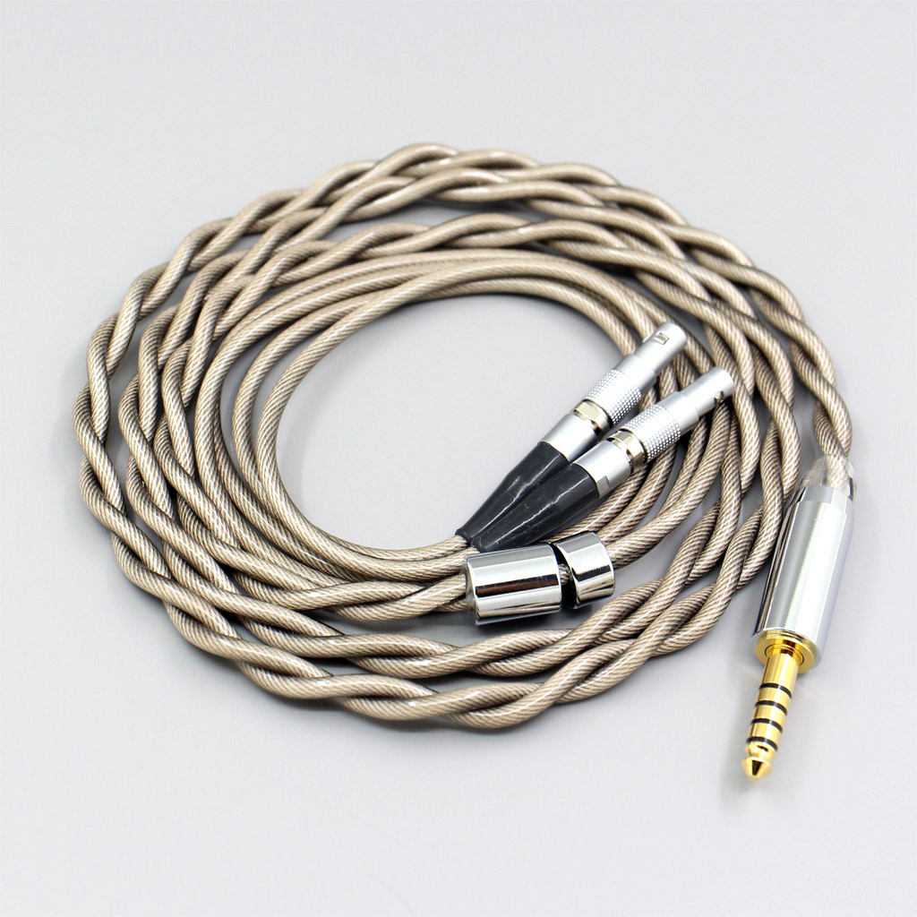 Type6 756 core 7n Litz OCC Silver Plated Earphone Cable For Ultrasone Veritas Jubilee 25E 15 Edition ED 8EX ED15 2 core 2.8mm