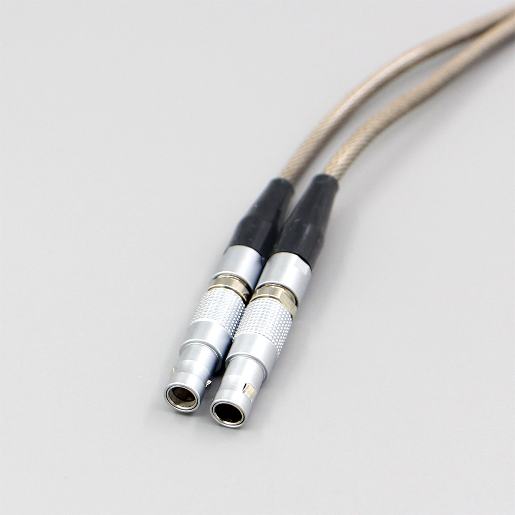 Type6 756 core 7n Litz OCC Silver Plated Earphone Cable For Focal Utopia Fidelity Circumaural Headphone 2 core 2.8mm