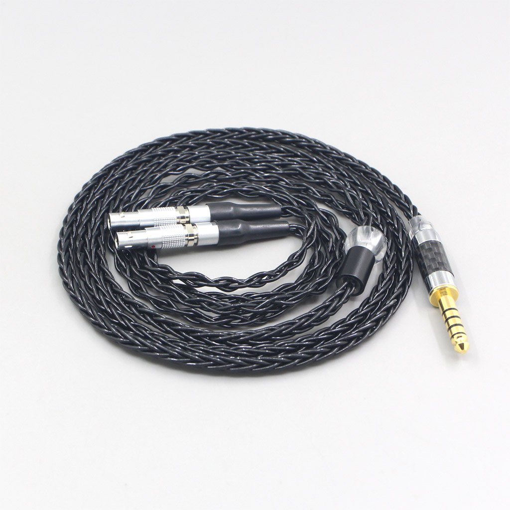 XLR Balanced 8 Cores Silver Plated Headphone Cable For Ultrasone Veritas Jubilee 25E 15 Edition ED 8EX ED15 Headphone