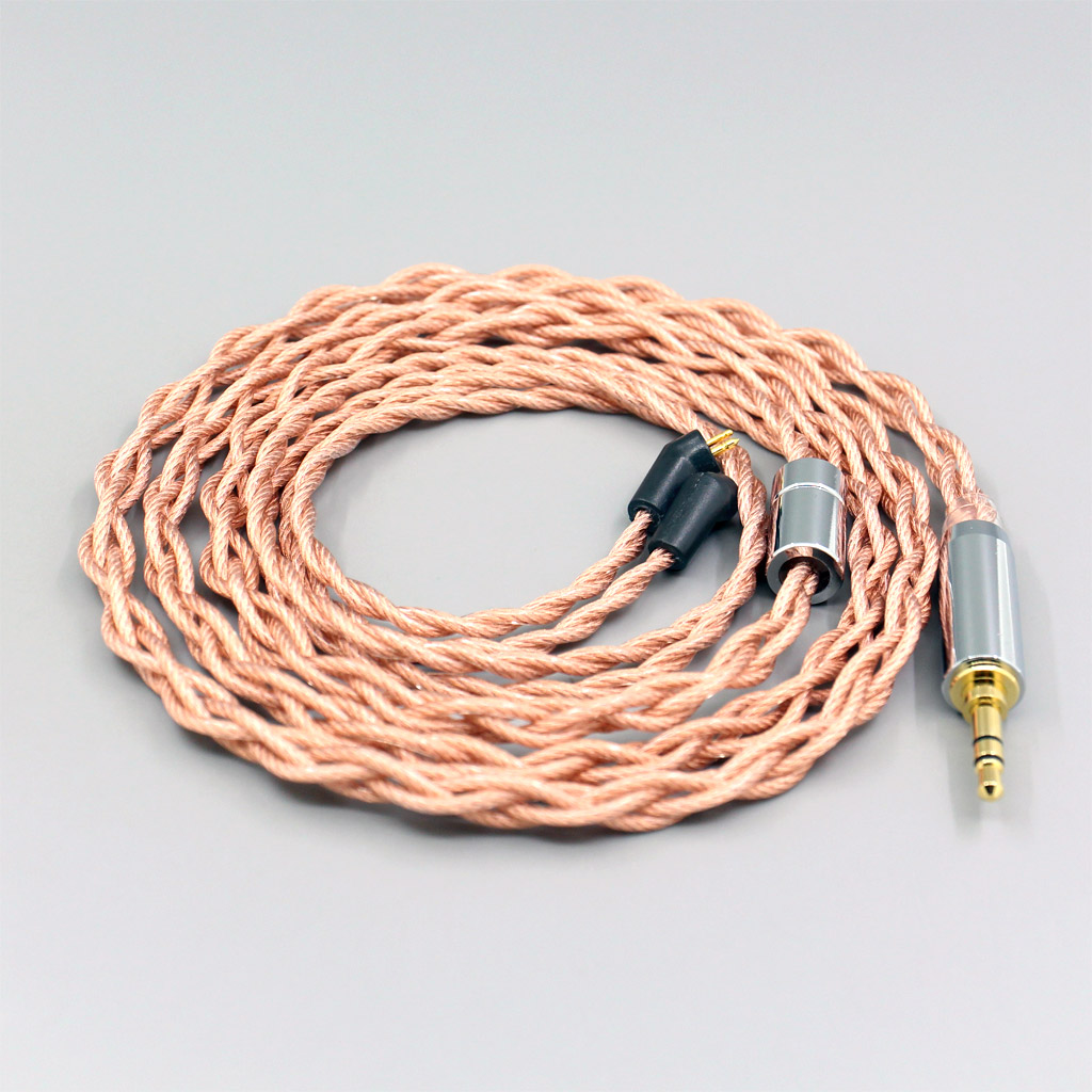 Graphene 7N OCC Shielding Coaxial Mixed Earphone Cable For Etymotic ER4B ER4PT ER4S ER6I ER4 2pin 4 core 1.8mm