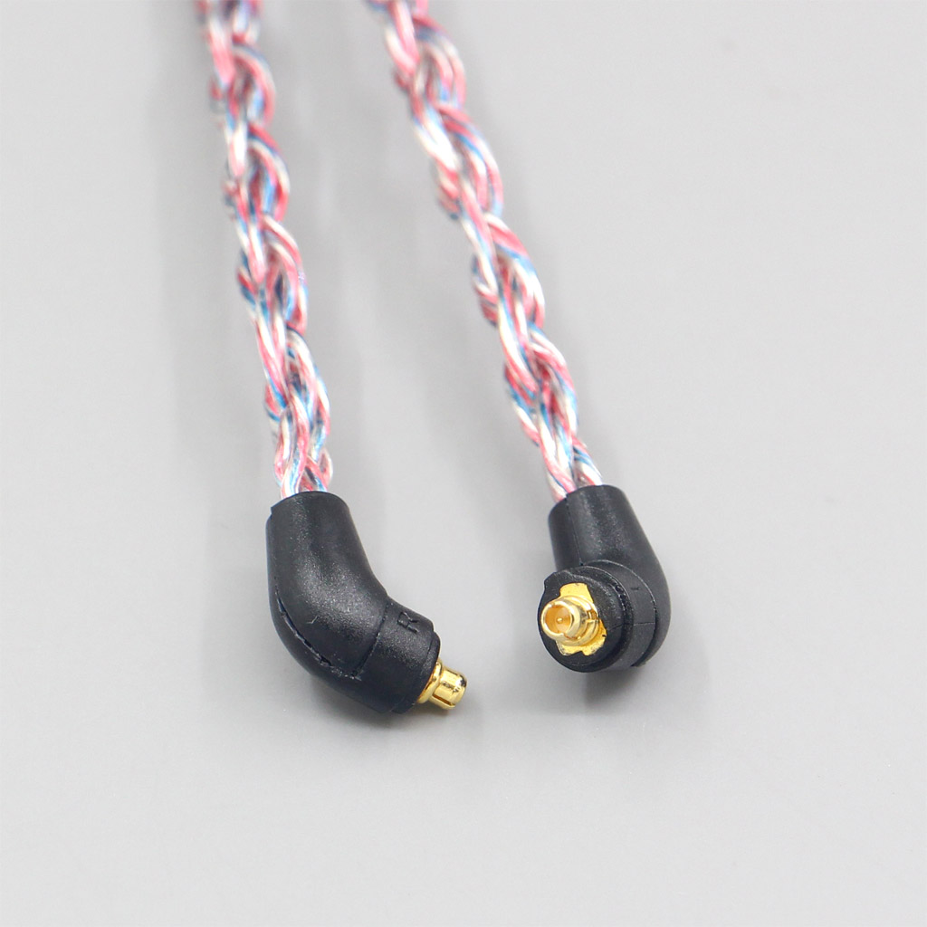 16 Core Silver OCC OFC Mixed Braided Cable For Etymotic ER4SR ER4XR ER3XR ER3SE ER2XR ER2SE 0-100ohm Adjustable