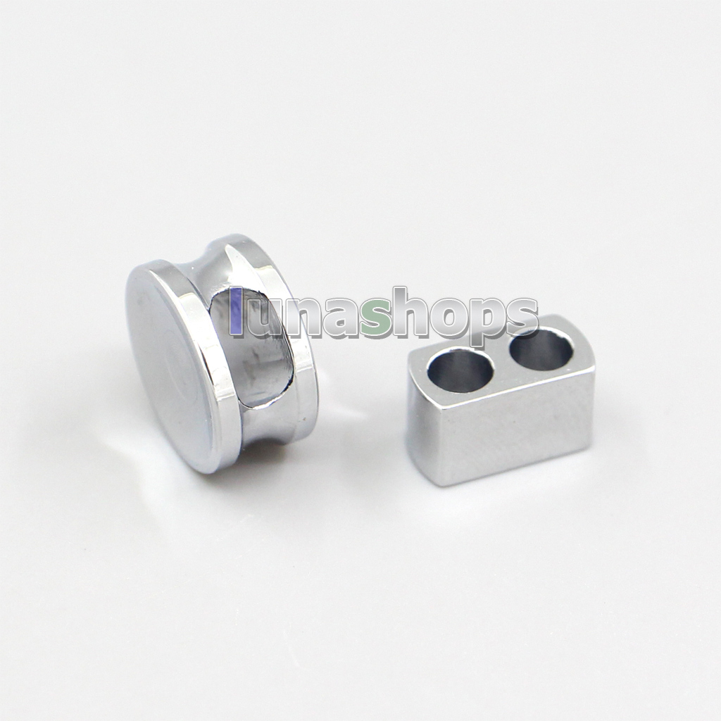 8 Cores Wire Full Metal Splitter + Slider Kit For DIY Custom Headphone Earphone Cable