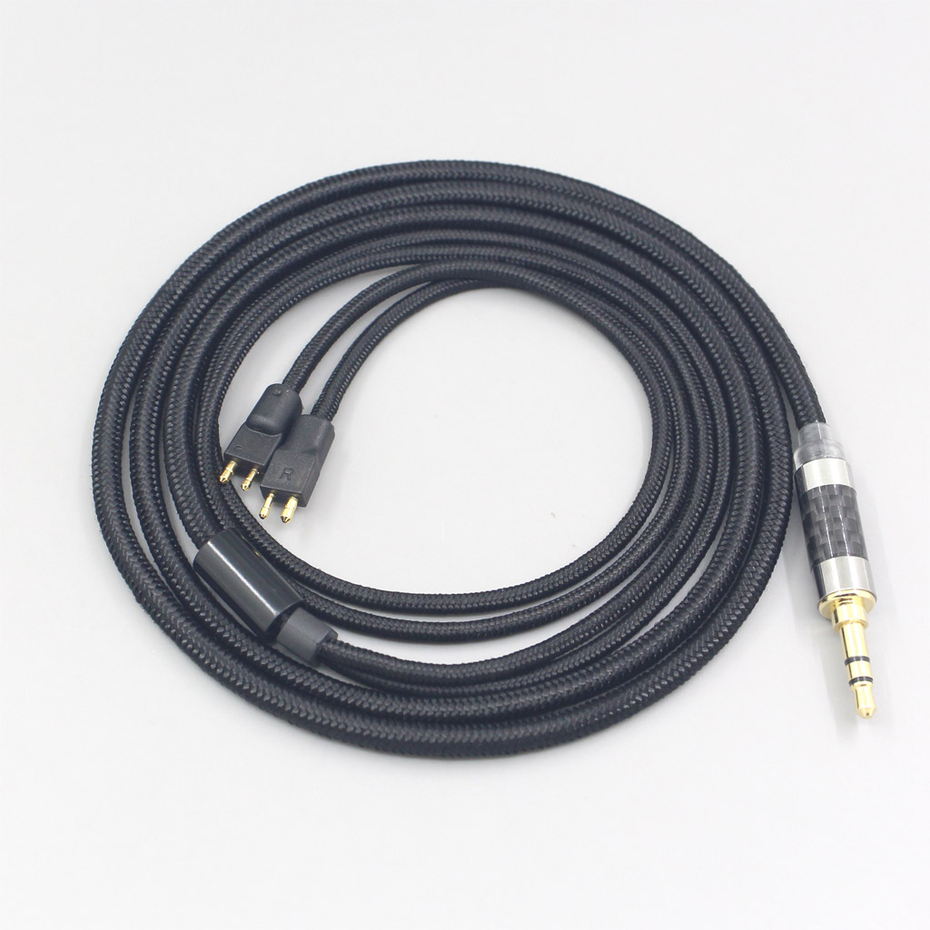 2.5mm 4.4mm Super Soft Headphone Nylon OFC Cable For Fitear To Go! 334 private c435 mh334 Jaben 111(F111) MH333