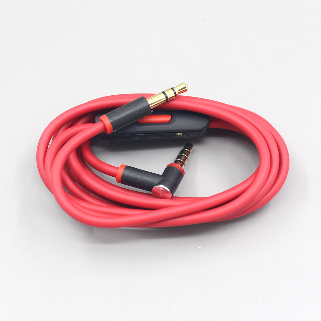 Mic Remote 3.5mm Jack Audio Cable Cord Wire Replacement for Solo HD Studio Pro Mixr