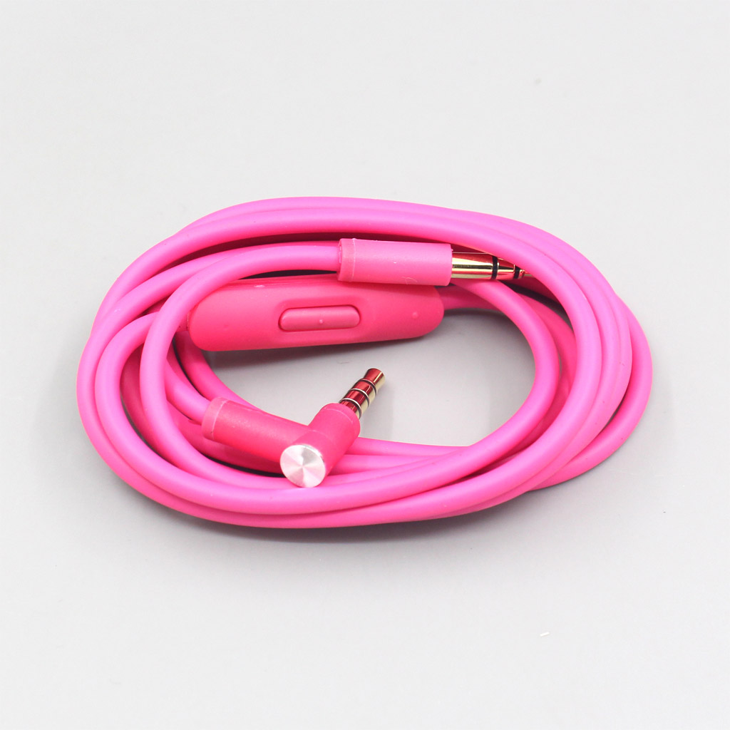 Mic Remote 3.5mm Jack Audio Cable Cord Wire Replacement for Solo HD Studio Pro Mixr