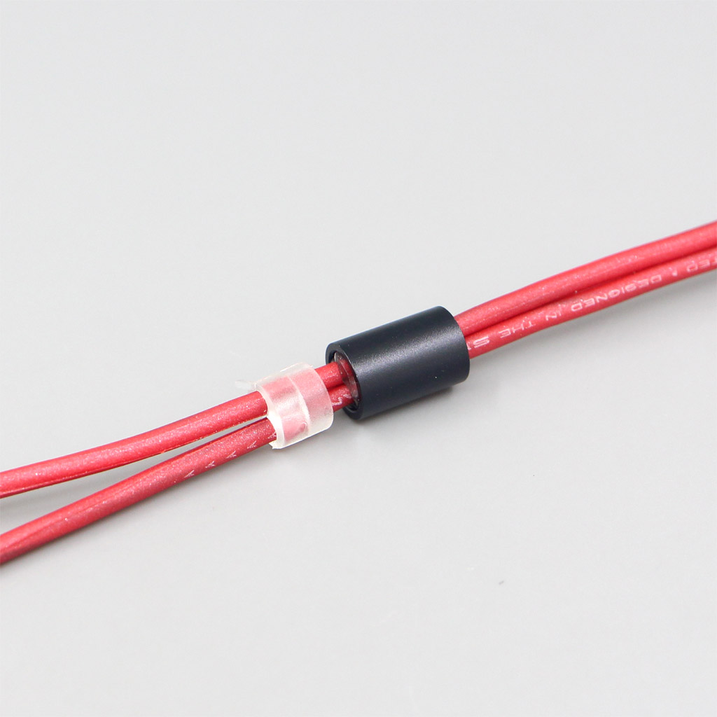 Red 2.5mm 4.4mm XLR Black 99% Pure PCOCC Earphone Cable For Verum 1 One Headphone Headset L Shape Pin