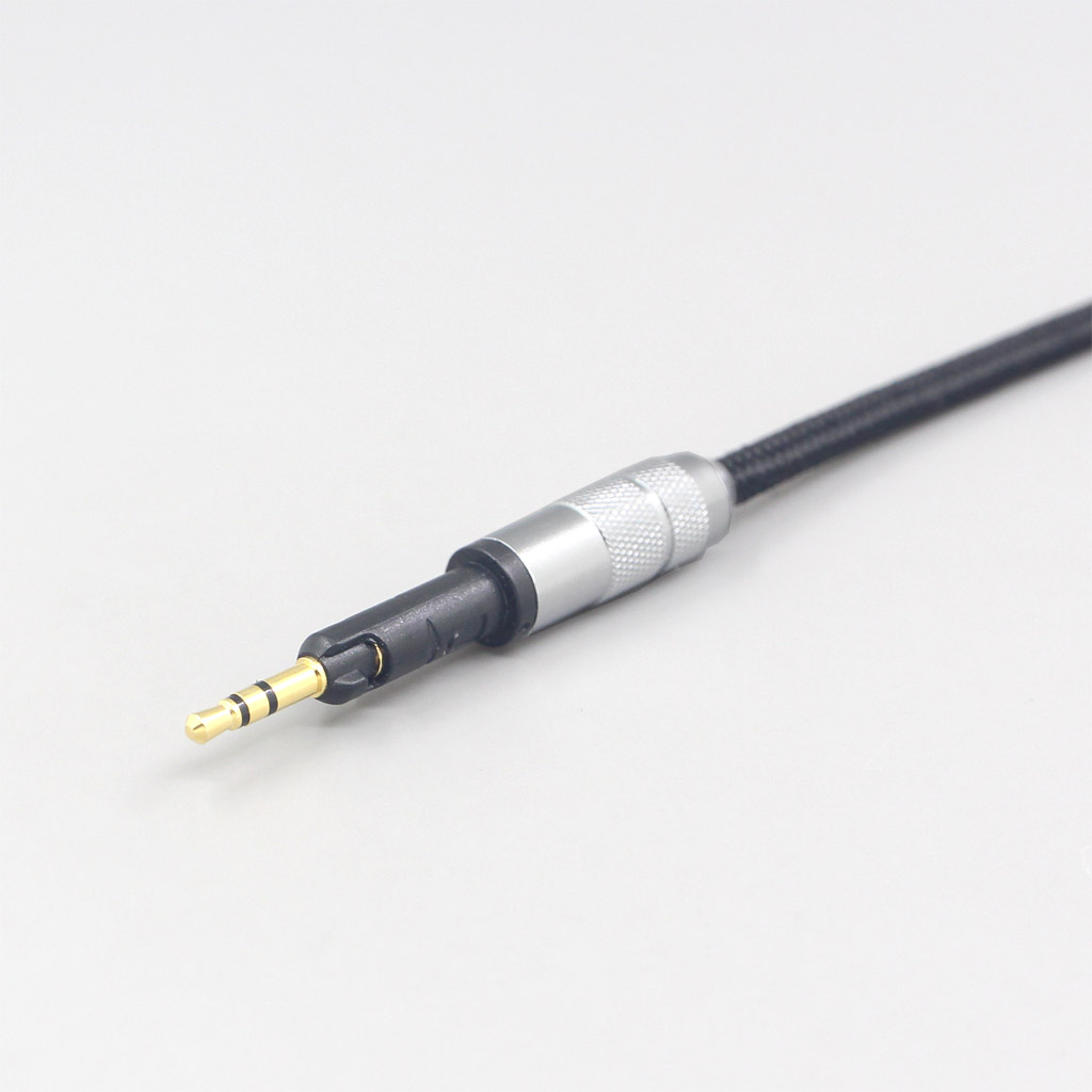 2.5mm 4.4mm Super Soft Headphone Nylon OFC Cable For Sennheiser HD6 HD7 HD8 MIX DJ HD595 Earphone Headset