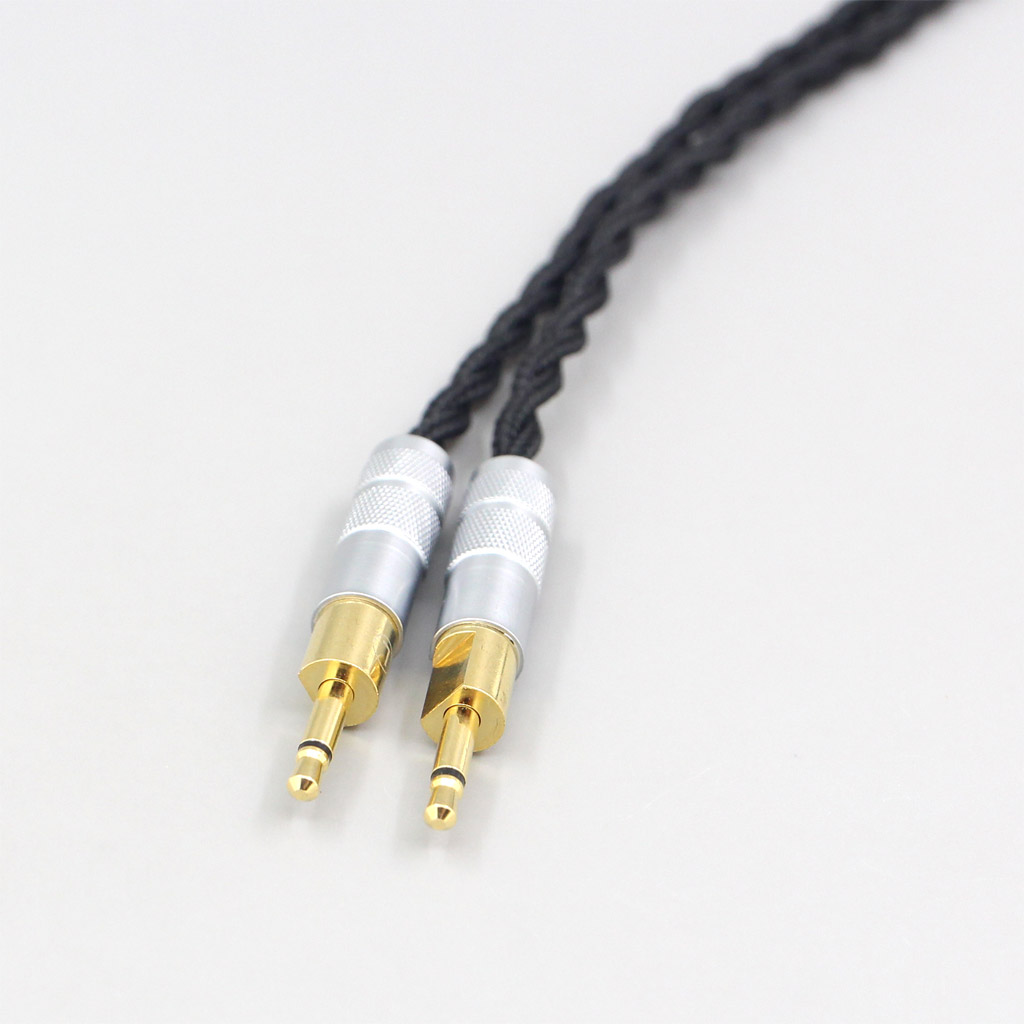 Pure 99% Silver Inside Headphone Nylon Cable For Sennheiser HD700 2.5mm pin Earphone headset
