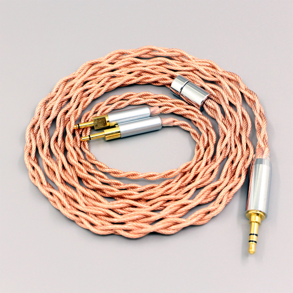 Graphene 7N OCC Shielding Coaxial Mixed Earphone Cable For Sennheiser HD700 Headphone 2.5mm pin 4 core 1.8mm