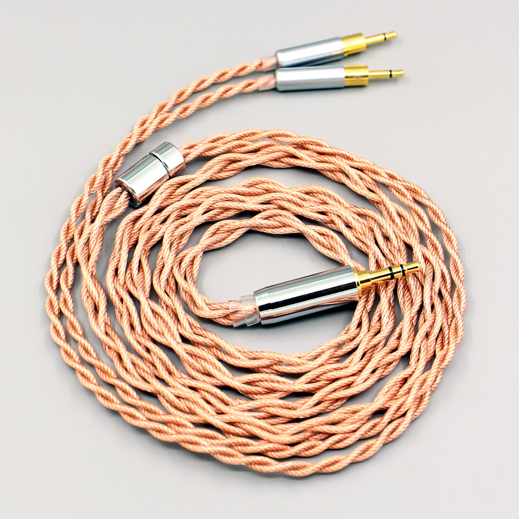 Graphene 7N OCC Shielding Coaxial Mixed Earphone Cable For Sennheiser HD700 Headphone 2.5mm pin 4 core 1.8mm