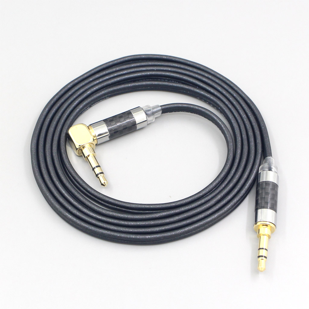 Black XLR Black 99% Pure PCOCC Earphone Cable For Fostex T50RP Mk3 T40RP Mk2 T20RP Mk2 Dekoni Audio Blue Headphone