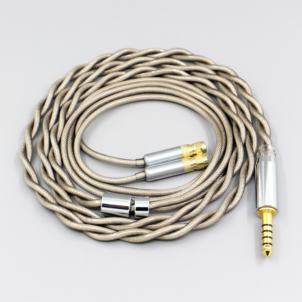 Type6 756 core 7n Litz OCC Silver Plated Earphone Cable For HiFiMan HE400 HE5 HE6 HE300 HE4 HE500 HE6 Headphone
