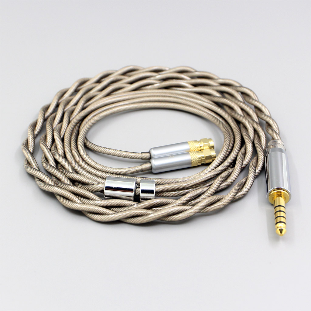Type6 756 core 7n Litz OCC Silver Plated Earphone Cable For HiFiMan HE400 HE5 HE6 HE300 HE4 HE500 HE6 Headphone
