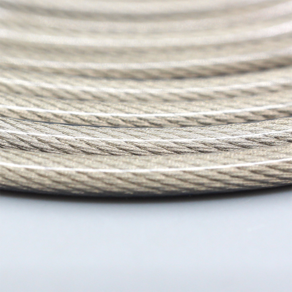 5m Type6 Grey Hi-Res 9*7*9/0.05mm 7n Litz OCC Silver Plated Shielding 7*9*0.05mm 63Core Inside OD2.8mm Headphone Cable