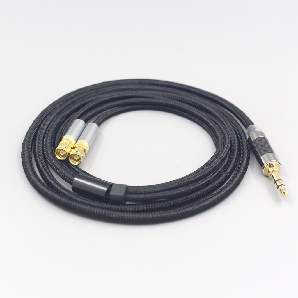 6.5mm XLR 4.4mm Super Soft Headphone Nylon OFC Cable For HiFiMan HE400 HE5 HE6 HE300 HE4 HE500 HE6 Earphone headset