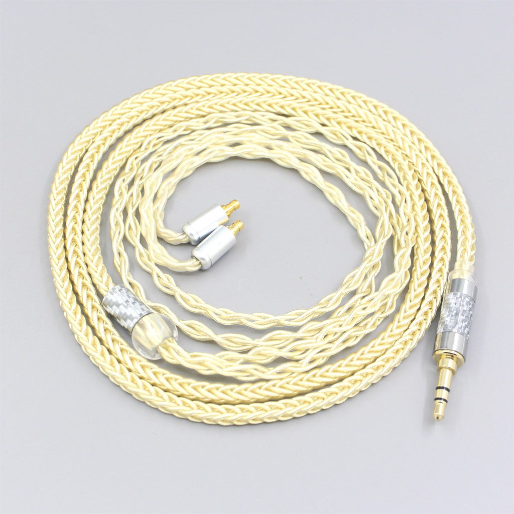 8 Core Gold Plated + Palladium Silver OCC Alloy Cable For Sennheiser IE400 IE500 Pro Earphone Headset