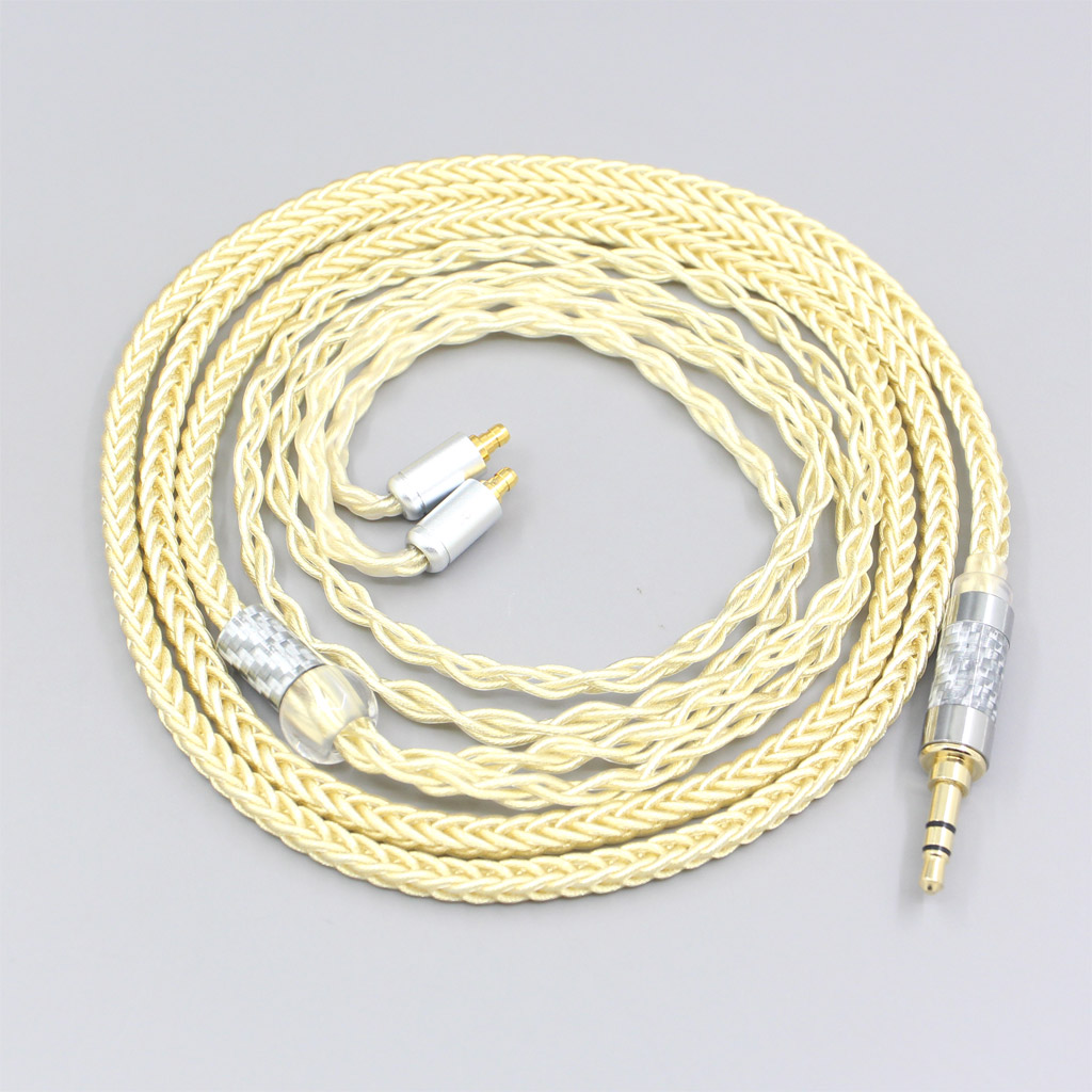 8 Core Gold Plated + Palladium Silver OCC Alloy Cable For Sennheiser IE400 IE500 Pro Earphone Headset