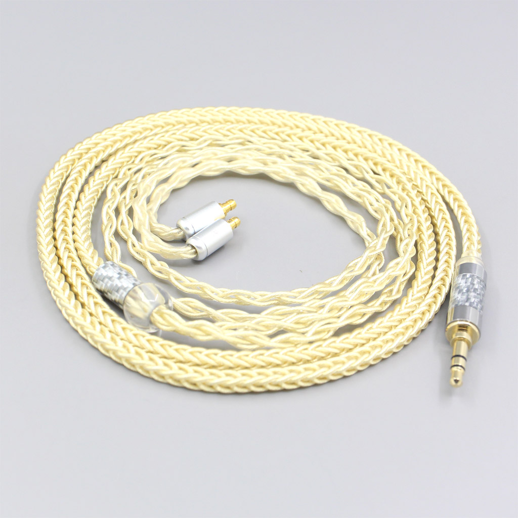 8 Core Gold Plated + Palladium Silver OCC Alloy Cable For Sennheiser IE400 IE500 Pro Earphone Headset