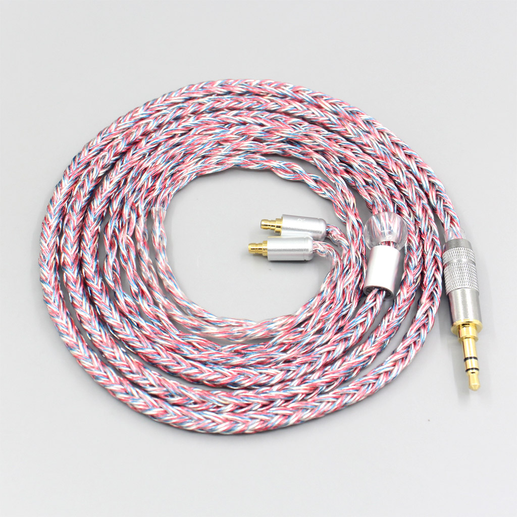16 Core Silver OCC OFC Mixed Braided Cable For Sennheiser IE400 IE500 Pro Earphone
