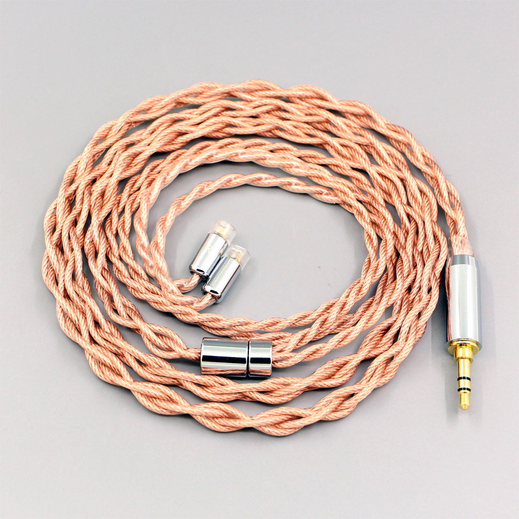 Graphene 7N OCC Shielding Coaxial Mixed Earphone Cable For Sennheiser IE8 IE8i IE80 IE80s Metal Pin 