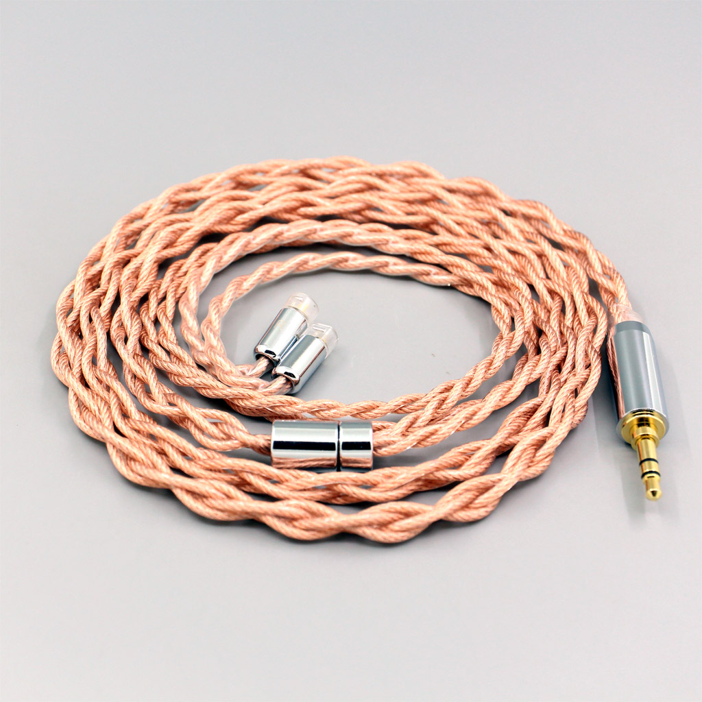 Graphene 7N OCC Shielding Coaxial Mixed Earphone Cable For Sennheiser IE8 IE8i IE80 IE80s Metal Pin 