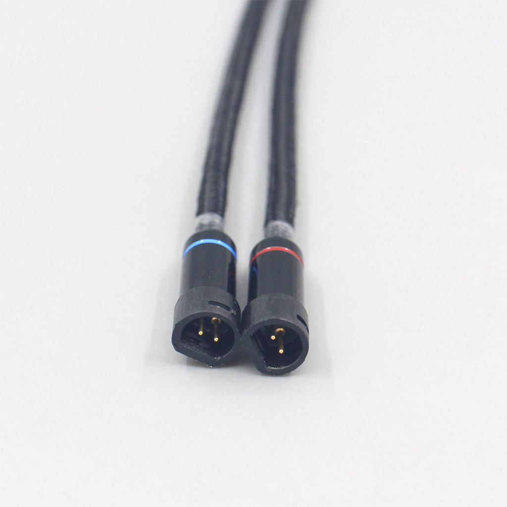 2.5mm XLR 4.4mm Super Soft Headphone Nylon OFC Cable For Sennheiser IE8 IE8i IE80 IE80s Metal Pin