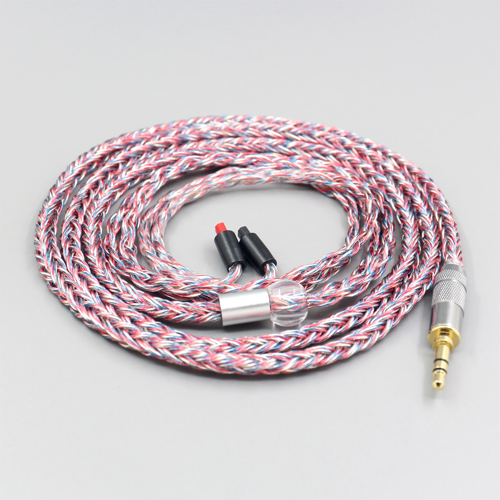 16 Core Silver OCC OFC Mixed Braided Cable For Audio-Technica ATH-IM50 IM70 ath-IM01 ath-IM02 ath-IM03 ath-IM04 Earphone