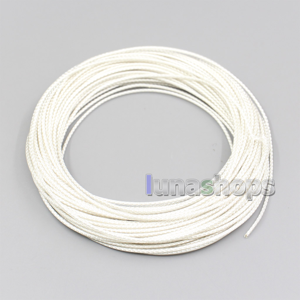 10m 35*0.05mm + 48*0.05mm 7N OCC Silver/Gold/OCC plated Shielding Single Wire Diameter 1.3mm DIY cable