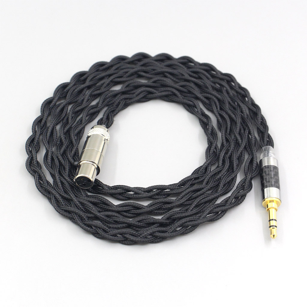 Pure 99% Silver Inside Headphone Nylon Cable For AKG Q701 K702 K271 K272 K240 K141 K712 K181 K267 K712 Earphone
