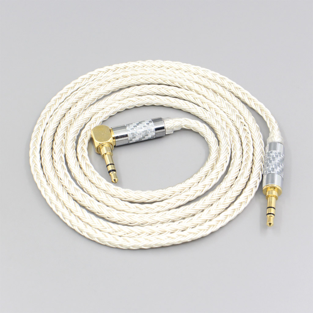 16 Core OCC Silver Plated Headphone Cable For Fostex T50RP Mk3 T40RP Mk2 T20RP Mk2 Dekoni Audio Blue