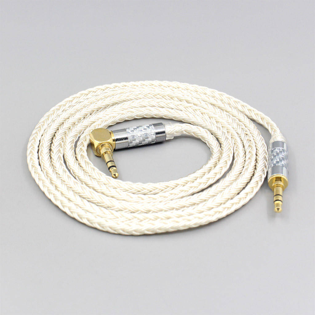 16 Core OCC Silver Plated Headphone Cable For Fostex T50RP Mk3 T40RP Mk2 T20RP Mk2 Dekoni Audio Blue