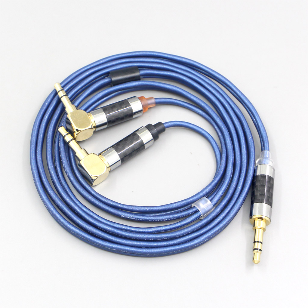 High Definition 99% Pure Silver Earphone Cable For Verum 1 One Headphone Headset L Shape Pin