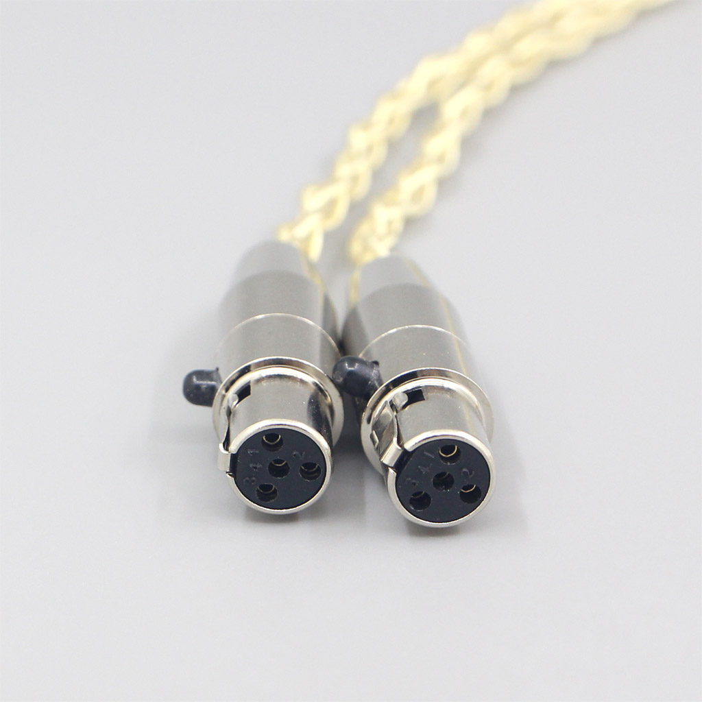 8 Core Gold Plated + Palladium Silver OCC alloy Cable For Audeze LCD-3 LCD-2 LCD-X LCD-XC LCD-4z LCD-MX4 LCD-GX Headset Headphone