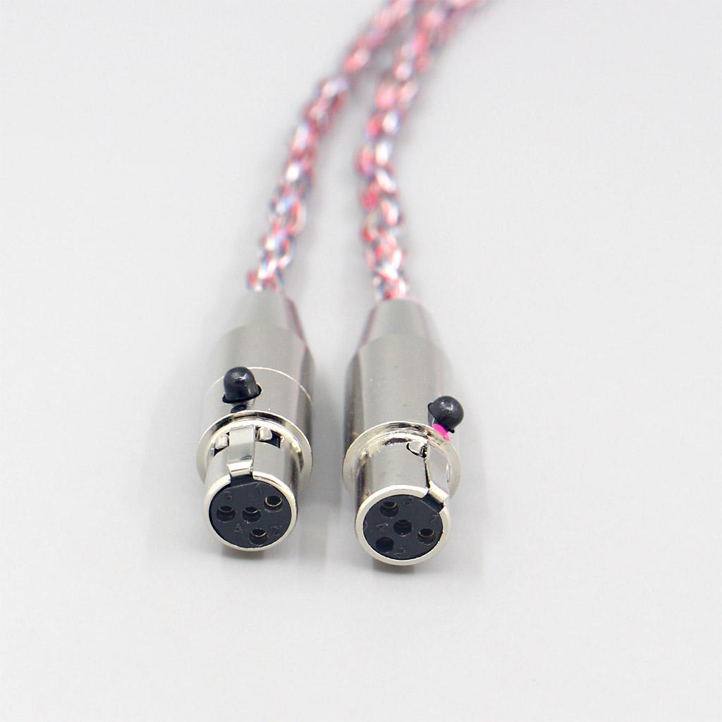 16 Core Silver OCC OFC Mixed Braided Cable For Audeze LCD-3 LCD-2 LCD-X LCD-XC LCD-4z LCD-MX4 LCD-GX Headset Headphone