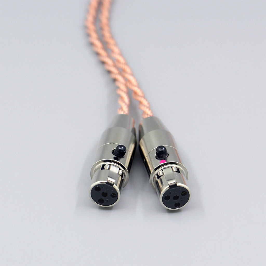 Graphene 7N OCC Shielding Coaxial Mixed Earphone Cable For Audeze LCD-3 LCD-2 LCD-X LCD-XC LCD-4z LCD-MX4 LCD-GX lcd-24