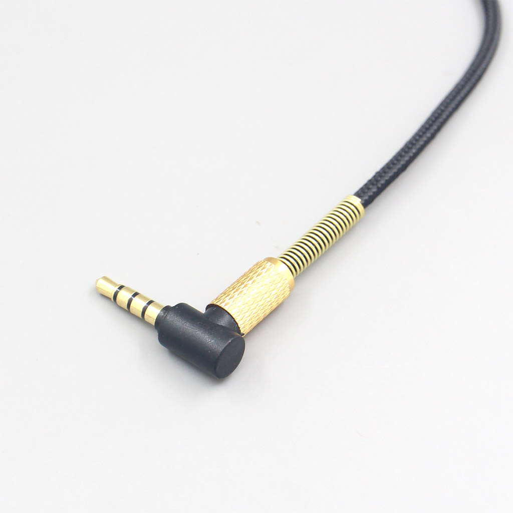 With Mic Remote Headphone Earphone Cable For Audio Technica ATH-M50x ATH-M40x ATH-M60X ATH-M70X