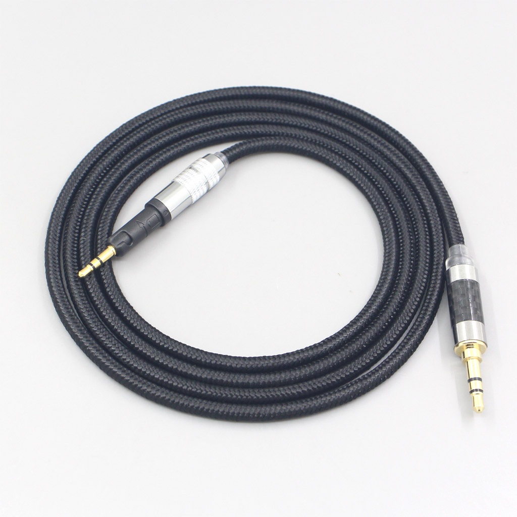 6.5mm XLR 4.4mm Super Soft Headphone Nylon OFC Cable For Audio Technica ATH-M50x ATH-M40x ATH-M70x ATH-M60x Earphone