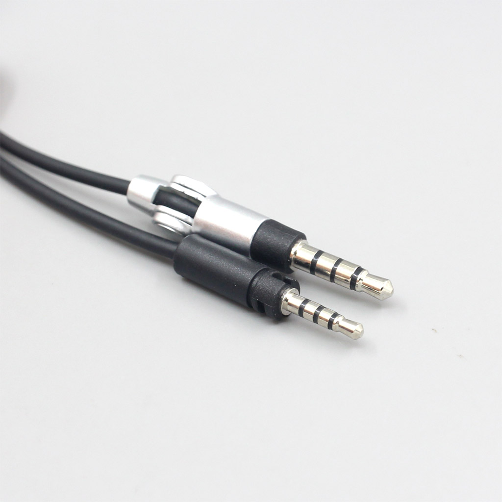 Black Red Cable Remote Mic for Sennheiser Momentum 1.0 2.0 Over-Ear On-Ear Headphones